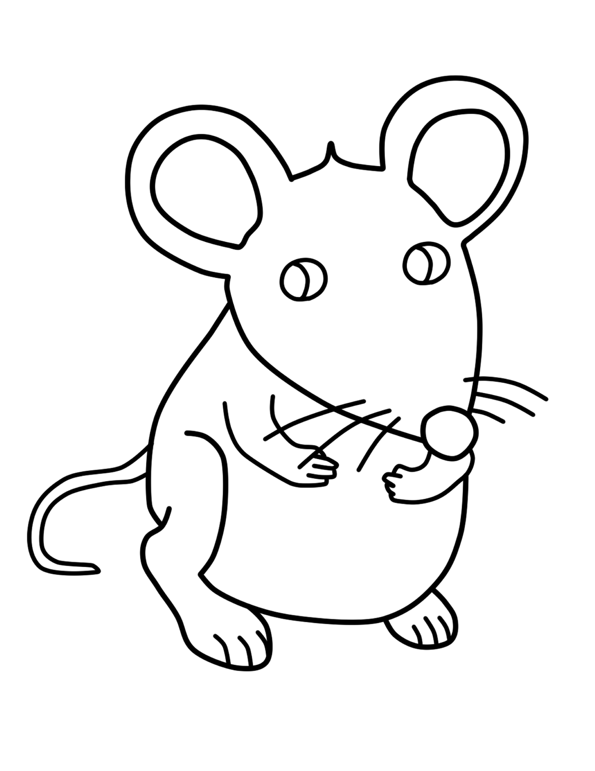 Desenhos para Colorir e imprimir de Rato