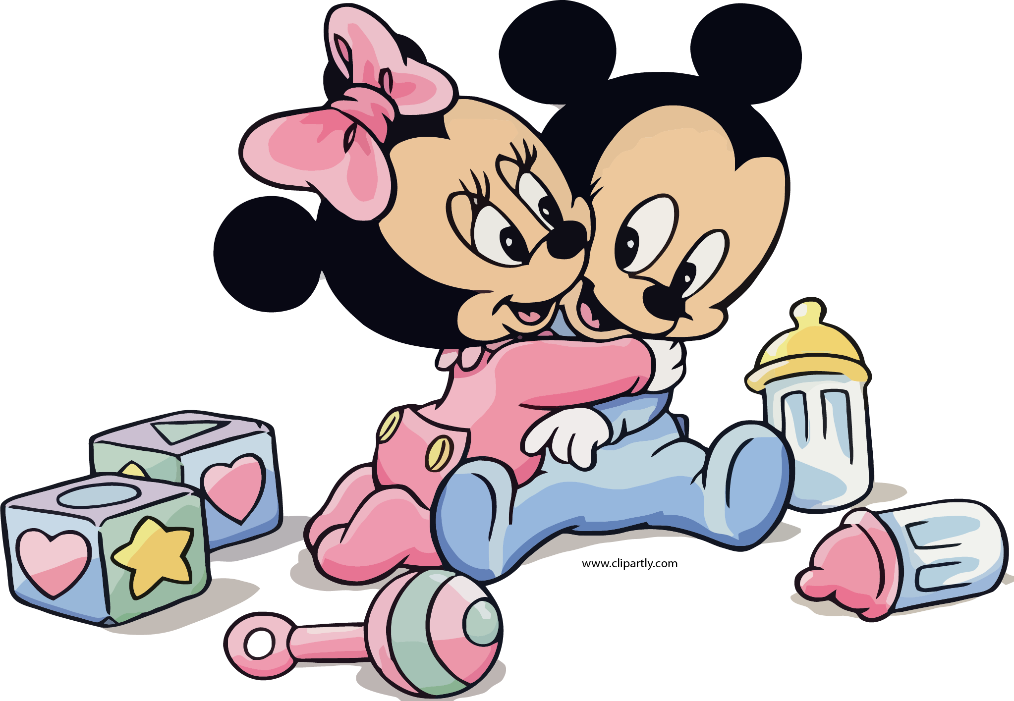 Mickey e Minnie Baby - Em alta qualidade vetor PNG