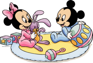Mickey e Minnie Bebê