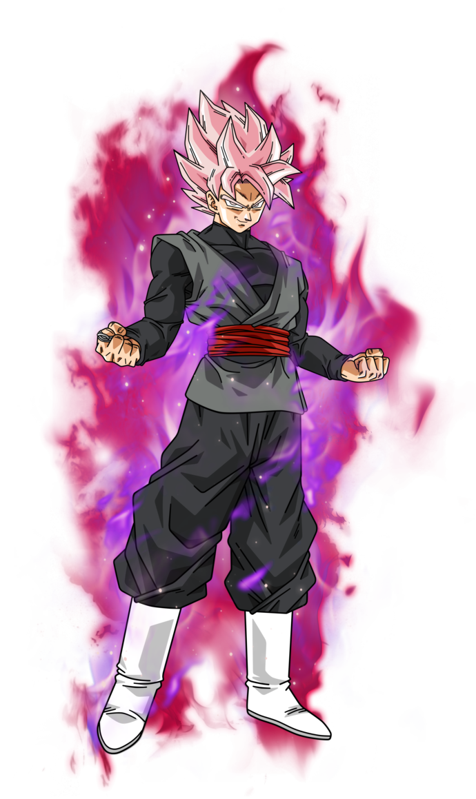 Black Goku Rosa PNG - Black Goku Rosa PNG em Alta Resolução