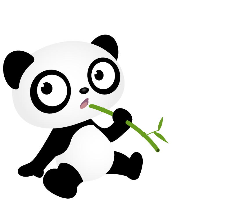 Baixe Rosto Sorridente de Urso Panda Cartoon PNG - Creative Fabrica