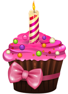 Cupcake Aniversário PNG