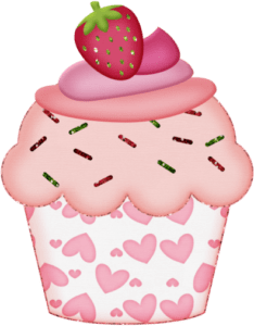 Cupcake Colorido PNG
