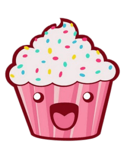 Cupcake Feliz PNG