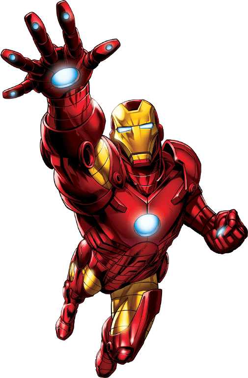 Desenho Iron Man Homem de Ferro PNG em alta resolução grátis