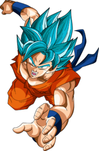 Goku Azul PNG