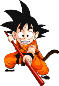 Goku Baby Treinando PNG
