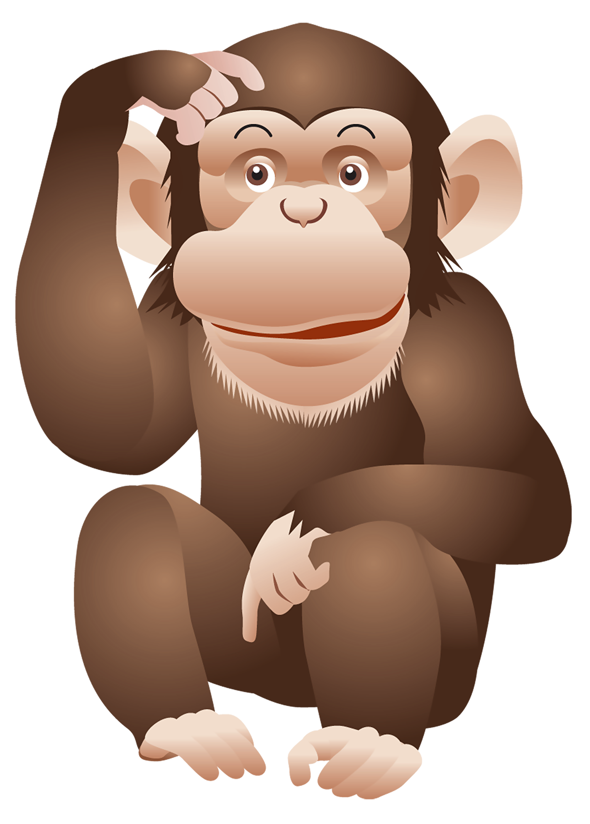 Ilustração Primata Macaco PNG - Imagens PNG - Monkey PNG