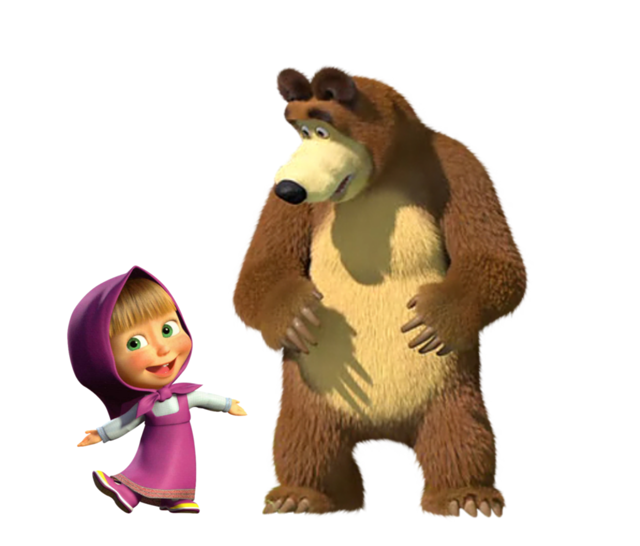 Imagens de Personagens Masha e o Urso PNG Imagens e Moldes 