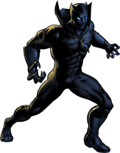 Pantera Negra Marvel PNG