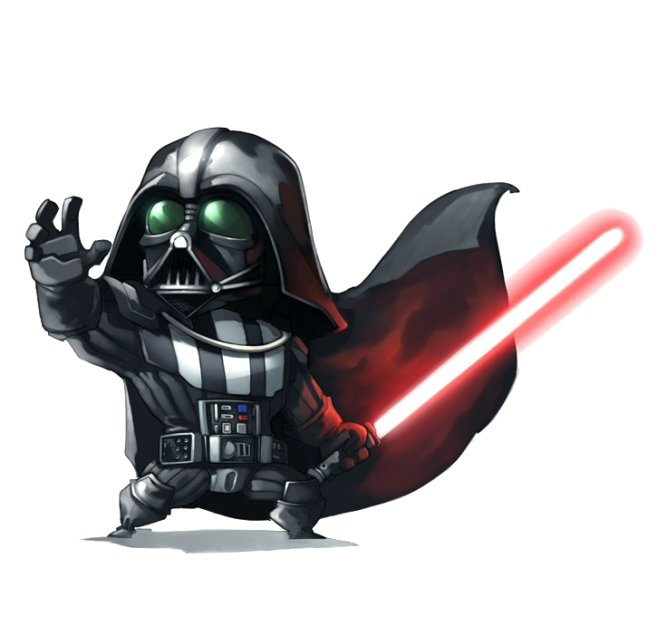Cartoon Darth Vader PNG - Star Wars PNG em alta resolução