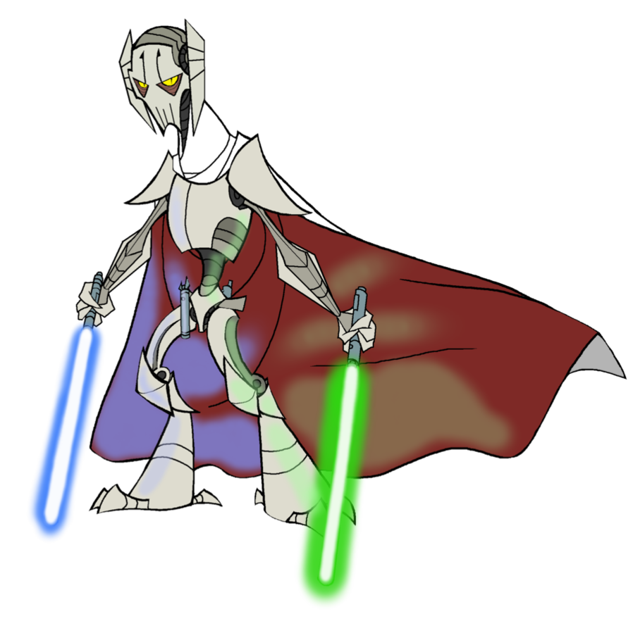 Cartoon General Grievous Star Wars PNG para baixar grátis