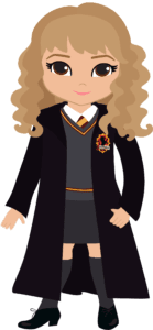 Desenho Hermione Granger Harry Potter PNG