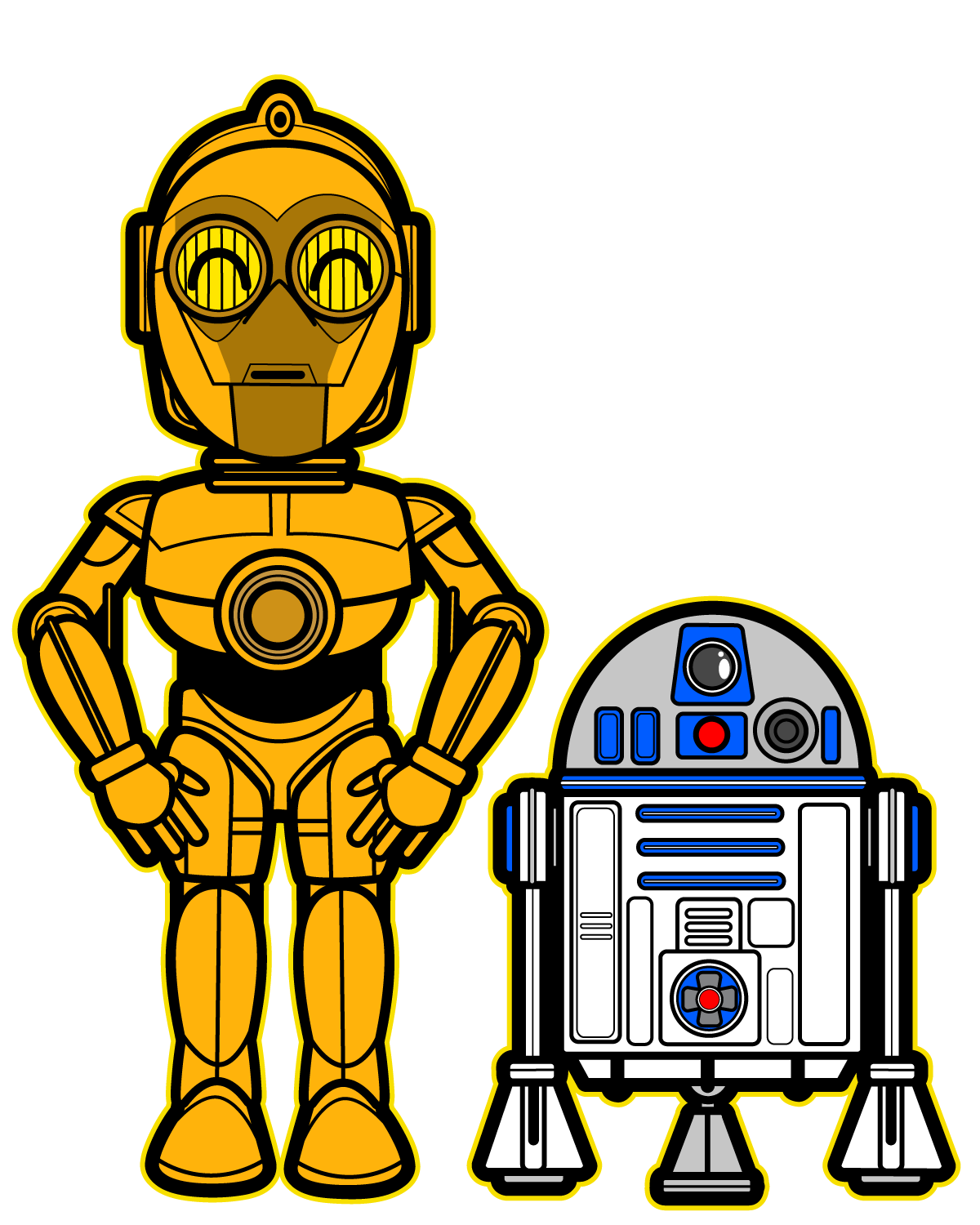Desenho Star Wars PNG Com fundo transparente para baixar grátis