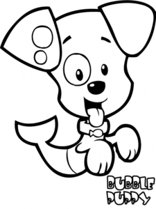 Desenho de Bubble Puppy para colorir e imprimir
