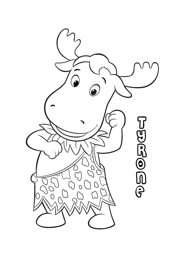 Desenho De Tyrone No Carnaval Para Colorir