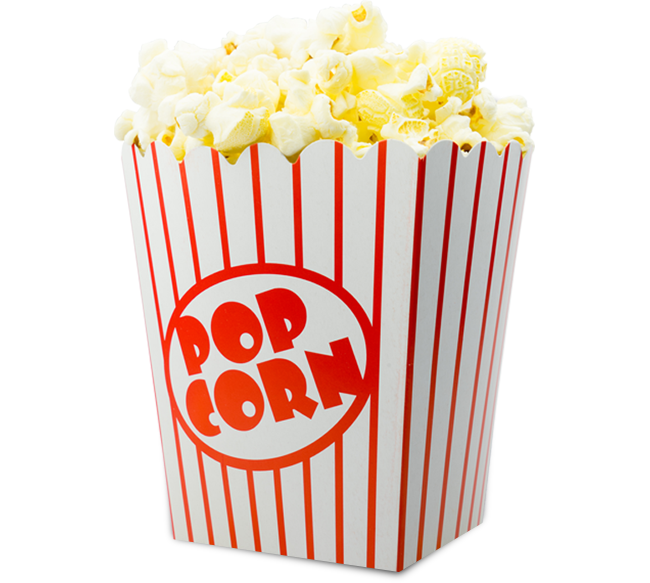 Figura Pipoca Cinema PNG com fundo transparente - Popcorn png