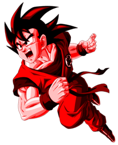 Goku Vermelho PNG