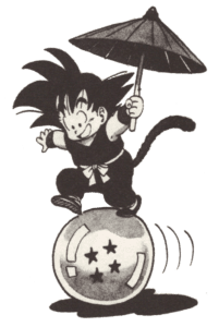 Ilustração Goku Baby PNG