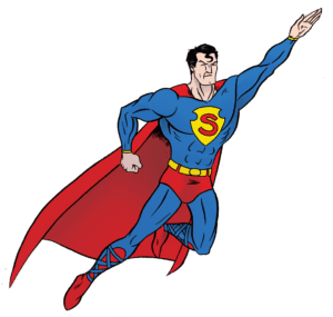 Caricatura Superman PNG