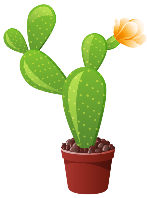 Cacto Em Vaso De Flor De Desenho Animado Verde PNG Imagens Gratuitas Para  Download - Lovepik