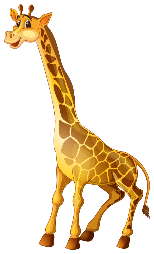 Desenho Girafa PNG com fundo transparente grátis