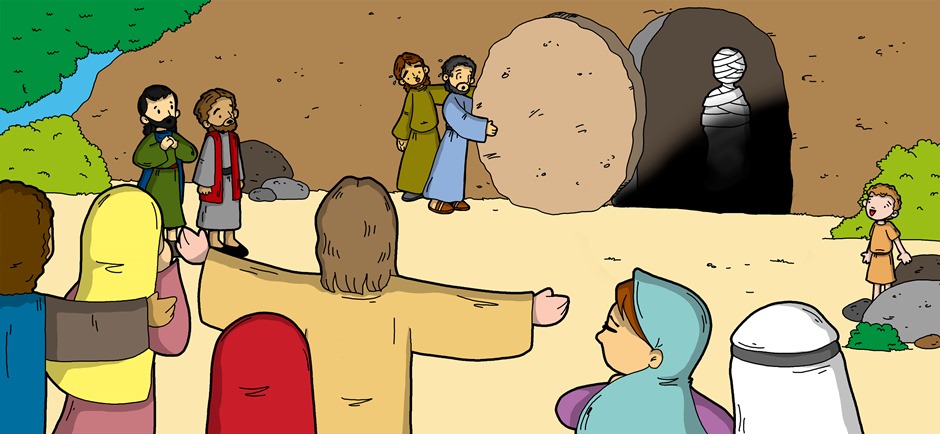 História Infantil - A Ressurreição de Lázaro João 11