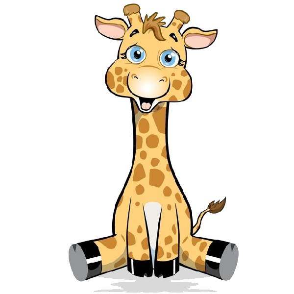 Ilustração Baby Girafa PNG - IMAGENS PNG - PNG GRÁTIS
