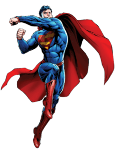 Superman Lutando PNG