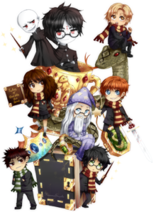 os Personagens Cute Harry Potter PNG
