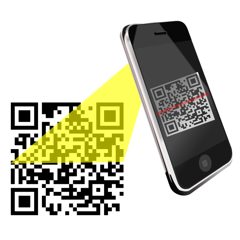 Figura QR Code PNG COM FUNDO TRANSPARENTE GRÁTIS