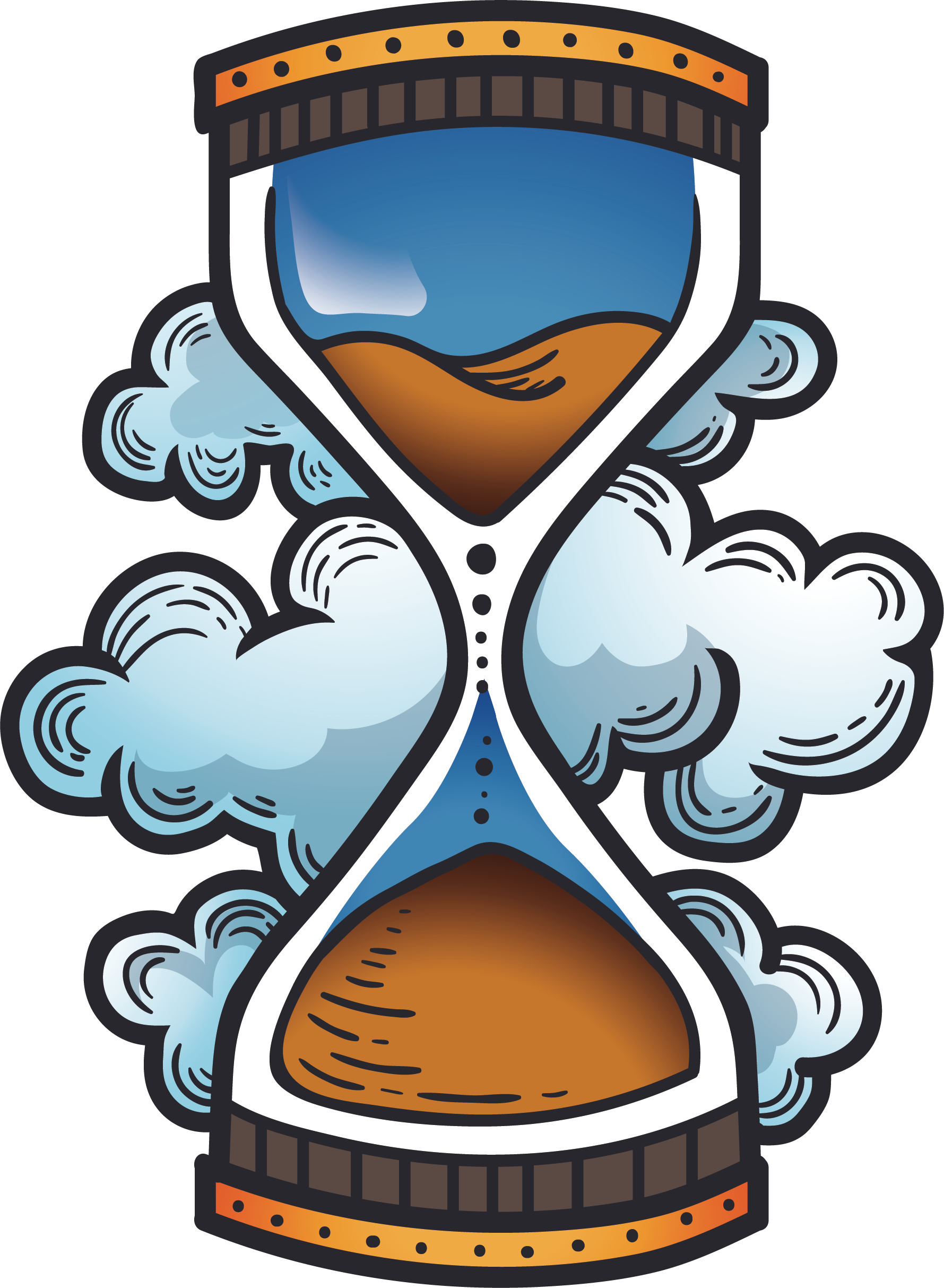 Hourglass Sands Of Time Clock Ampulheta Png Grátis 3596