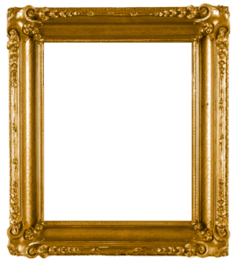 Frame Dourado PNG