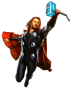 Thor Pegando Mjolnir PNG