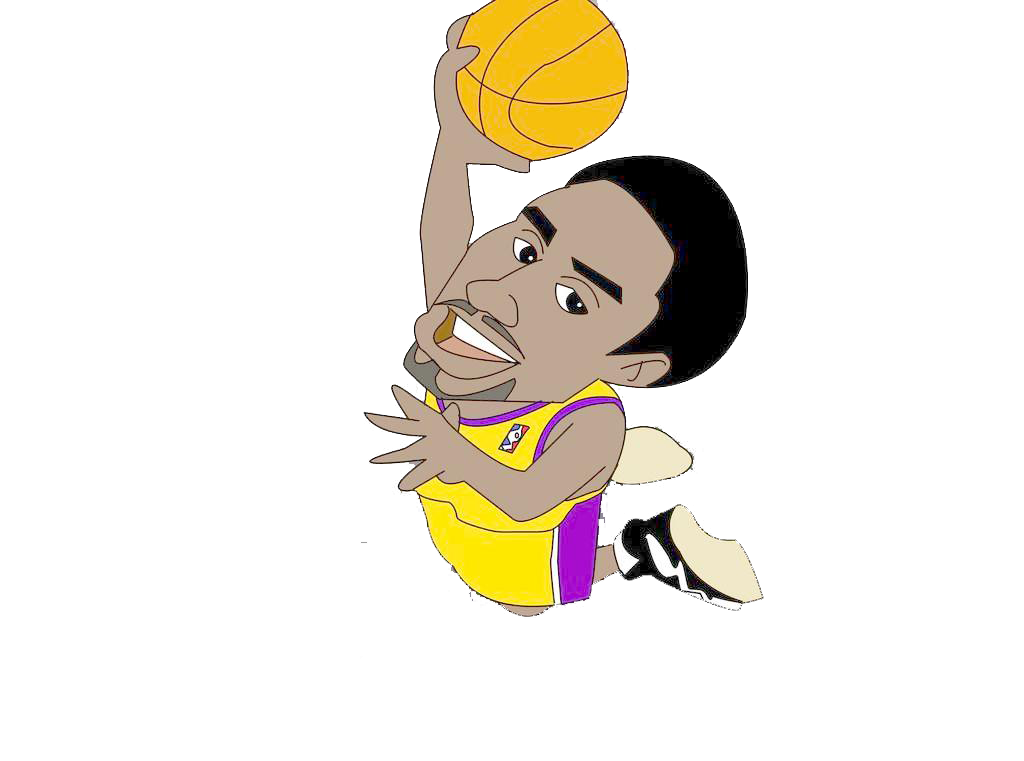 Cartoon Kobe Bryant Png Em Alta Resolução Grátis