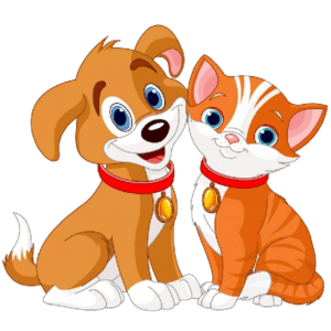 Cachorro e Gato PNG