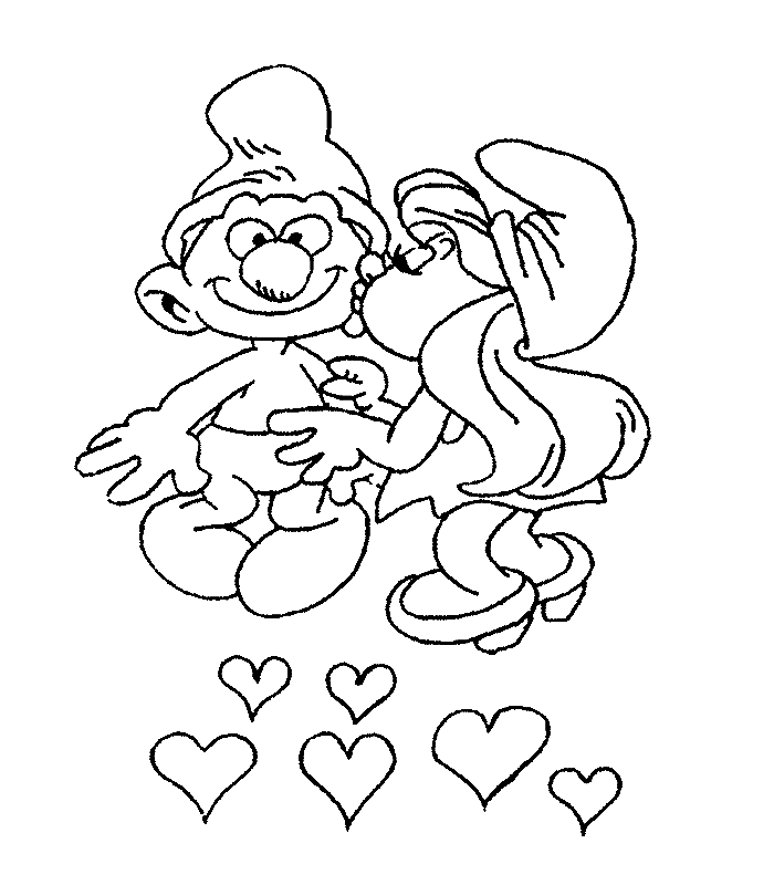 Desenho e Imagem Beijinho Senhorita Sorriso para Colorir e Imprimir Grátis  para Adultos e Crianças 