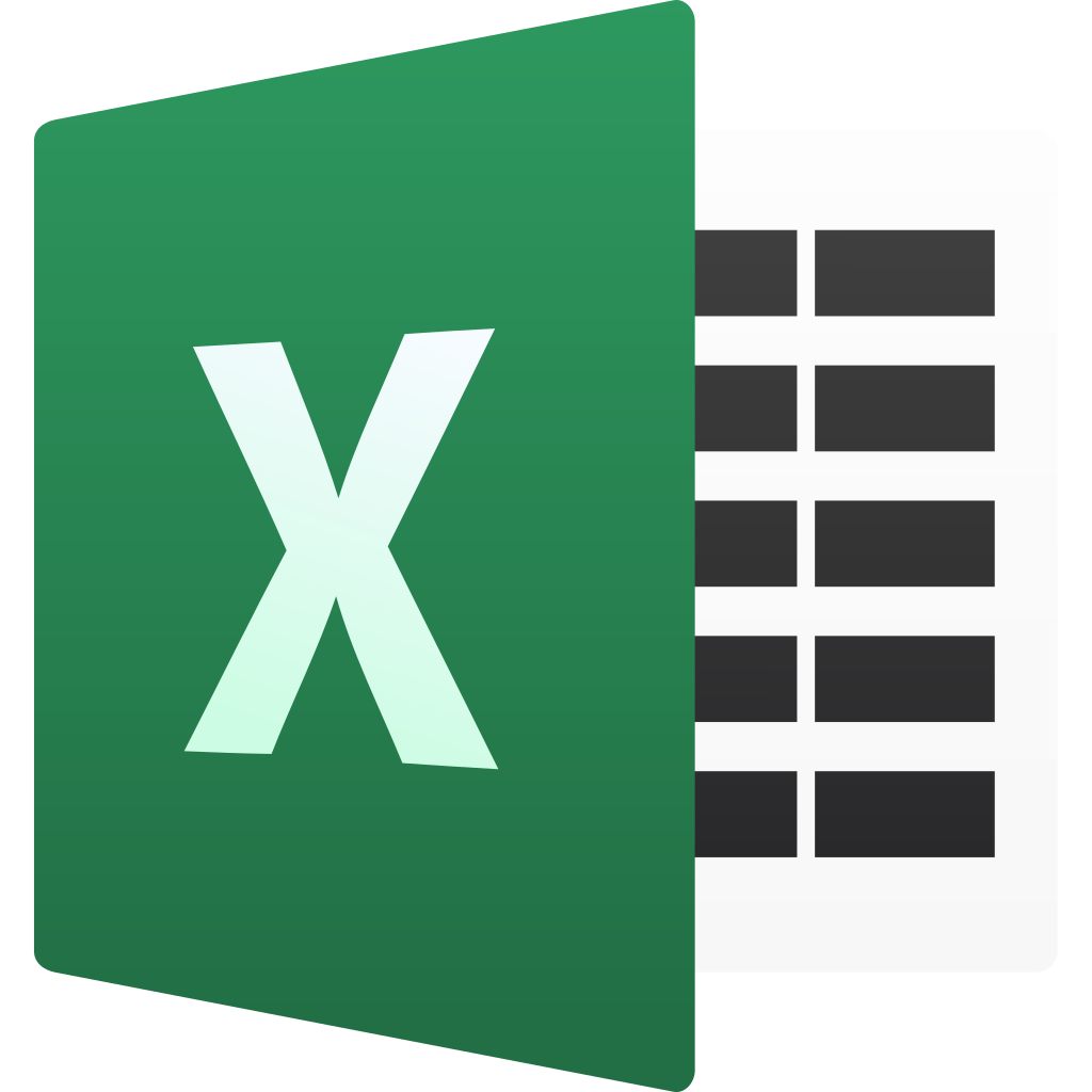 Microsoft Logo Excel PNG em alta resolução grátis