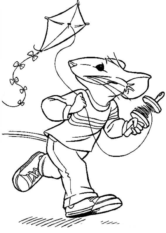 Desenho Para Colorir De Stuart Little Soltanto Pipa