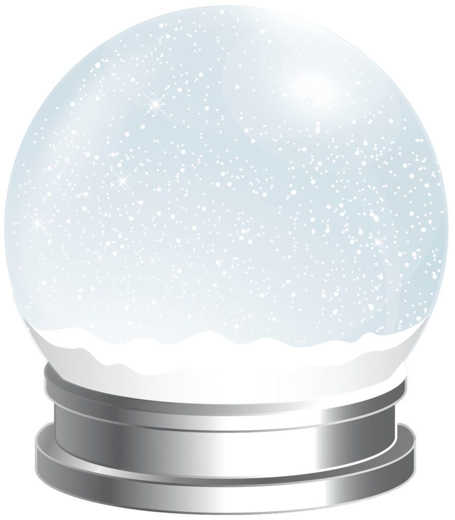 Ilustração Globo de Neve PNG