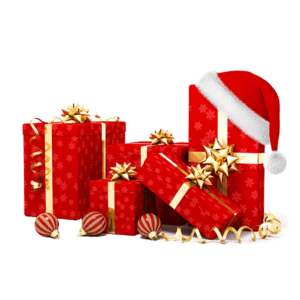 Caixa Presente de Natal PNG