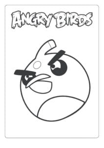 Desenhos para Colorir - Terence – Angry Birds